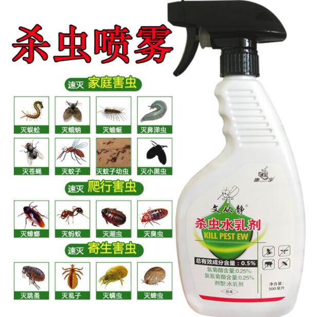 康宇水乳殺蟲劑、滅蟑螂跳蚤藥、祛除虱子驅(qū)蚊蒼蠅、水乳噴霧寵物狗室內(nèi)家用